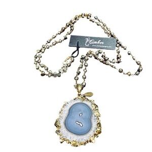CIMBER NWT Pendant Necklace Stone Long - New with Tags